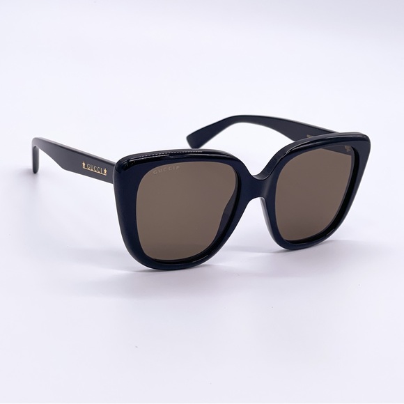 NEW GUCCI WOMEN BLACK SUNGLASSES - Picture 5 of 7